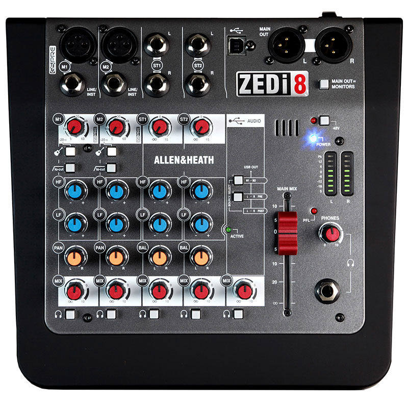Mixer Allen & Heath ZEDi 8