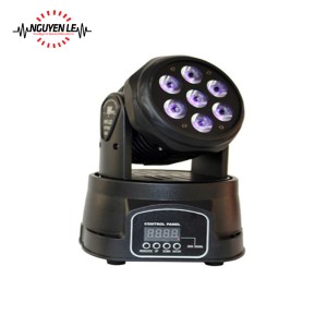 Đèn Beam Moving Head Led Light 7x10W 4in1 Mini Led