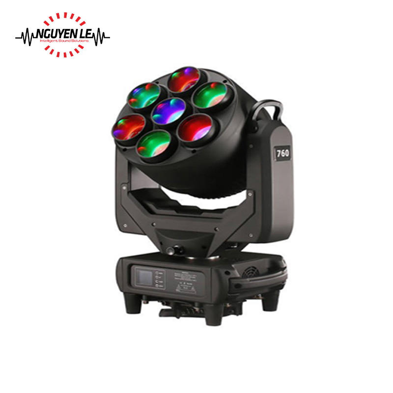 Đèn Beam Moving Head Led 7x60W 4in1 LED Zoom