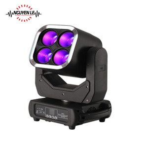Đèn Beam Moving Head Light 4x60W LED Zoom Vuông