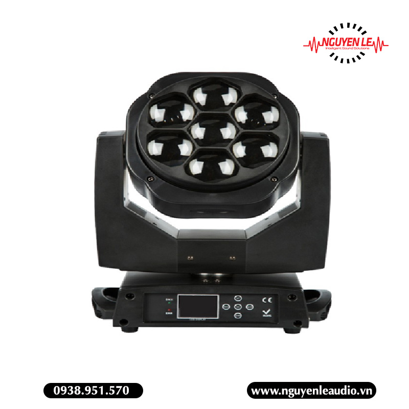 Đèn Beam Moving Head Light KZ-7PCs Bee Eyes