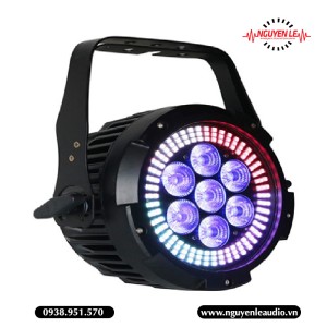 Đèn Par Led RGB WA+UV 7x12W 6in1 RGB 144x02W 3in1
