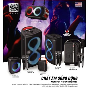 Monster thương hiệu âm thanh đến từ Mỹ cho ra mắt 5 dòng sản phẩm cuối năm 2023
