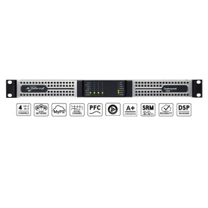 Cục Đẩy Công Suất  4 Kênh Powersoft Quattrocanali 1204 DSP+