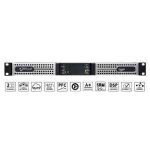 Cục Đẩy Công Suất 2 Kênh Powersoft Duecanali 1604 DSP