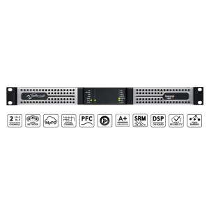 Cục Đẩy Công Suất 2 kênh Powersoft Duecanali 1604 DSP+D