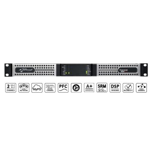 Cục Đẩy Công Suất  2 kênh Powersoft Duecanali 4804 DSP+D