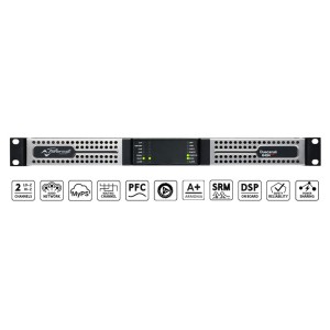 Cục Đẩy Công Suất  2 Kênh Powersoft Duecanali 6404 DSP