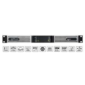 Cục Đẩy Công Suất  2 Kênh Powersoft Duecanali 804 DSP