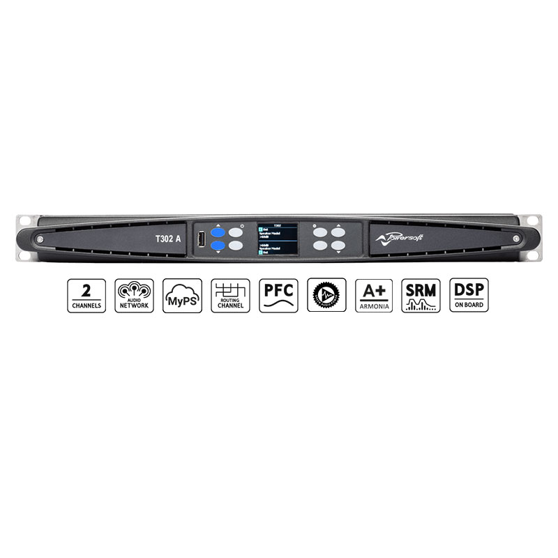 Cục Đẩy Công Suất  2 Kênh Powersoft T302A