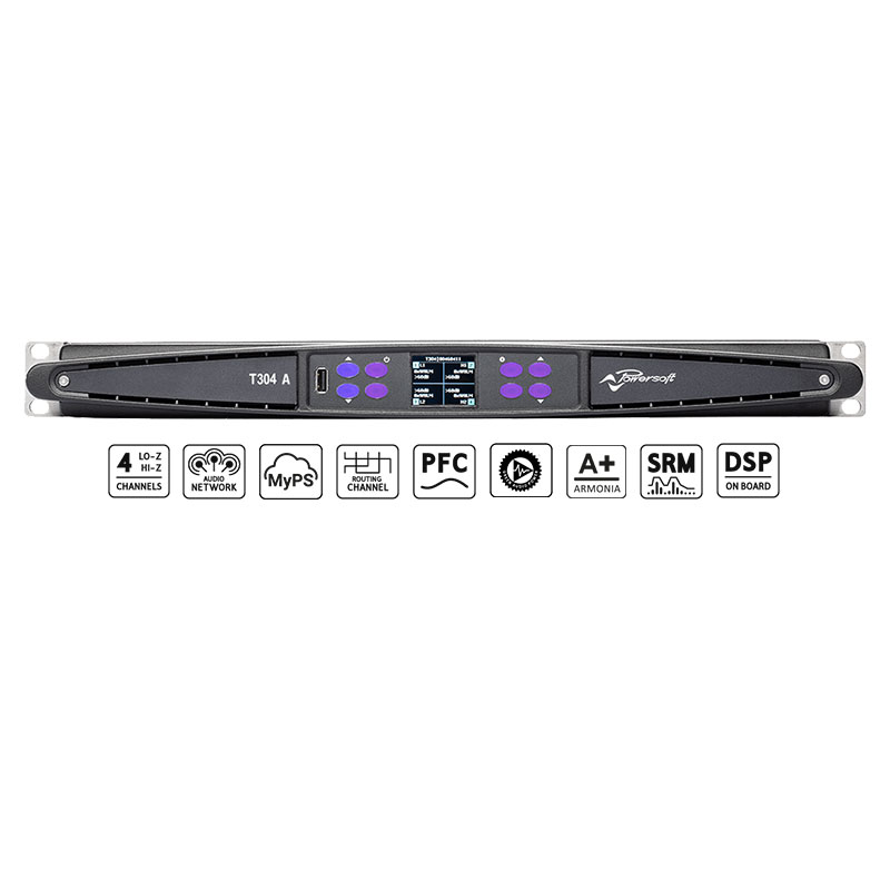 Cục Đẩy Công Suất  4 Kênh Powersoft T304A