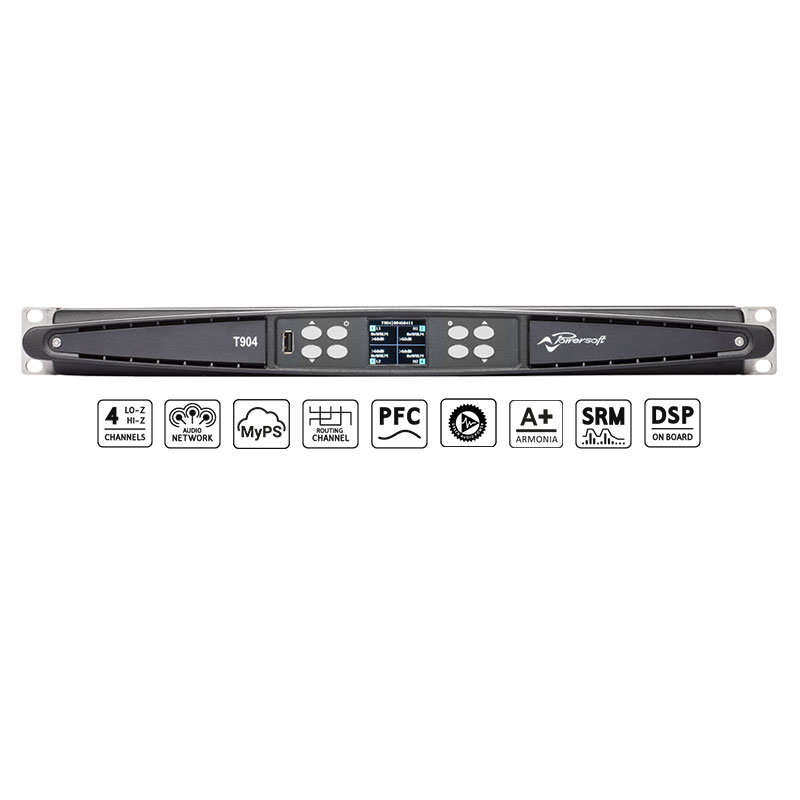 Cục Đẩy Công Suất  4 Kênh Powersoft T904